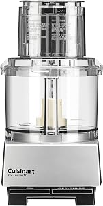 Cuisinart Food Processor, Dishwasher Safe 11-Cup Food Processor with Slicing & Shredding Discs, Cuisinart Pro Custom 11 Stainless Steel Electric Chopper & Kitchen Food Processor, Chrome, DLC-8SBCYP1