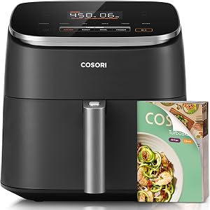 Cosori 9-in-1 TurboBlaze Air Fryer 6 Qt, PFAS-Free Ceramic Coating, 90°–450°F, Precise Hea